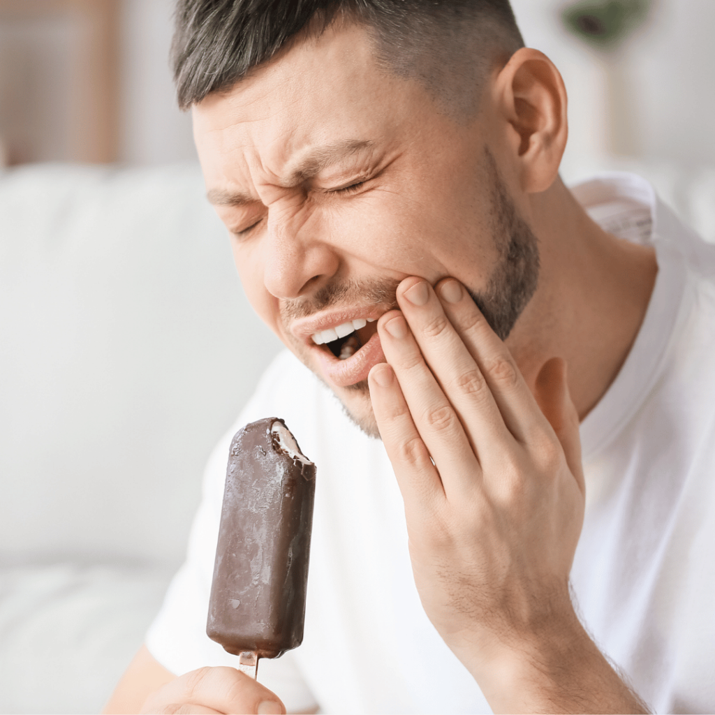 sensitive tooth because of tooth decay